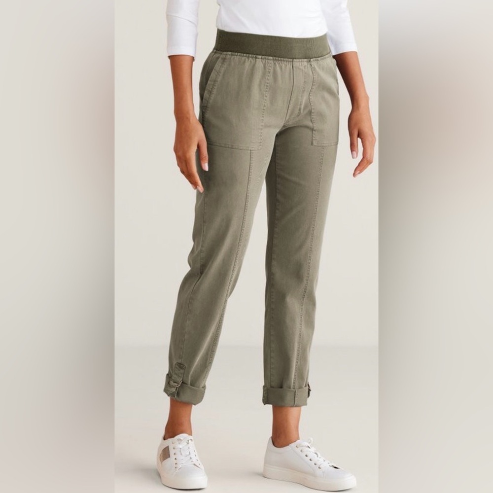 Soft Surroundings Women’s Medina Pants Large Olive